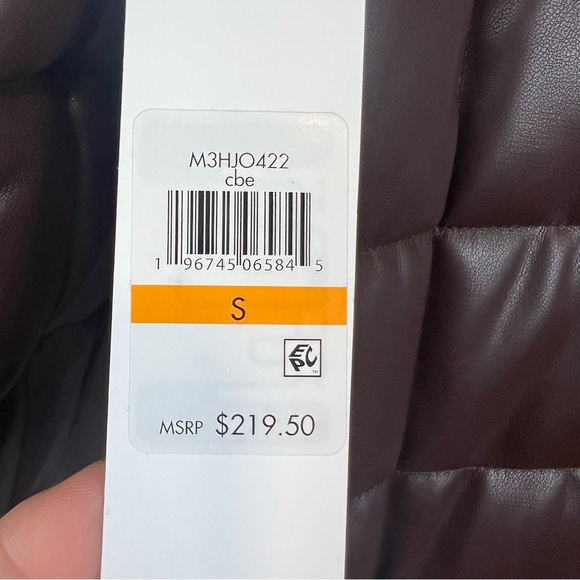 Calvin Klein Women's Collarless Long Quilted Jacket - Coffee Bean Rich Brown - Picture 5 of 12